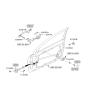 Diagram for Hyundai Sonata Door Check - 79380-3S000