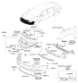 Diagram for Hyundai Spoiler - 86591-3S000