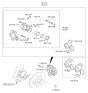 Diagram for Hyundai Sonata Brake Caliper - 58190-3QA50
