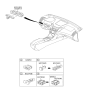 Diagram for Hyundai Sonata Dimmer Switch - 94950-3S000-RAS