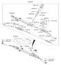 Diagram for Hyundai Tie Rod End - 56820-3V190