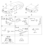 Diagram for 2009 Hyundai Sonata Horn - 96630-3S000