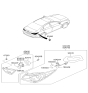 Diagram for Hyundai Sonata Back Up Light - 92401-3Q000