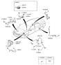 Diagram for Hyundai Santa Fe Yaw Sensor - 95690-3K500