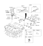 Diagram for Hyundai Sonata Fuel Injector - 35310-2G720