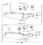 Diagram for 1997 Hyundai Accent Headlight - 92102-22050