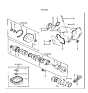 Diagram for Hyundai Accent Automatic Transmission Overhaul Kit - 45010-22B03