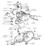 Diagram for 1994 Hyundai Accent Motor And Transmission Mount - 43120-2A000