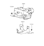 Diagram for 1998 Hyundai Accent ABS Control Module - 58910-22320