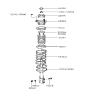 Diagram for Hyundai Accent Bump Stop - 55326-22001