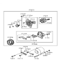 Diagram for Hyundai Accent Alternator Pulley - 37321-22020
