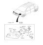 Diagram for 2005 Hyundai Tucson Headlight - 92101-2E050