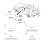 Diagram for 2007 Hyundai Tucson Emblem - 86310-2E900