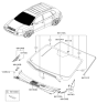 Diagram for 2008 Hyundai Tucson Windshield - 86110-2E212