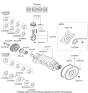 Diagram for Hyundai Elantra Crankshaft Thrust Washer Set - 21030-23100