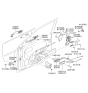Diagram for Hyundai Tucson Door Check - 79380-2E000