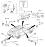 Diagram for 2007 Hyundai Tucson Ignition Switch - 81910-2EA20