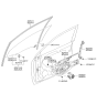 Diagram for 2004 Hyundai Tucson Window Regulator - 82405-2E000