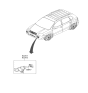 Diagram for 2008 Hyundai Tucson Fog Light - 92201-2E000