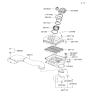 Diagram for 2009 Hyundai Tucson Air Filter - 28113-08000