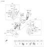Diagram for 2020 Hyundai Genesis G90 Seat Cushion - 89100-D2MB0-VN5