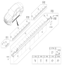 Diagram for Hyundai Genesis G90 Door Moldings - 87712-D2000