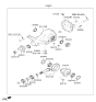Diagram for Hyundai Differential Cover - 53020-4J031