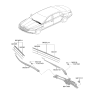 Diagram for Hyundai Genesis G90 Wiper Linkage - 98100-D2600
