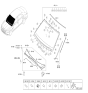 Diagram for 2018 Hyundai Genesis G90 Windshield - 86111-D2030
