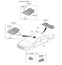 Diagram for 2021 Hyundai Genesis G90 Dome Light - 92810-D2520-NBD