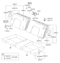 Diagram for 2007 Hyundai Tiburon Seat Cover - 89360-2C313-GAE