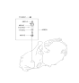 Diagram for Hyundai Sonata Vehicle Speed Sensors - 46517-39000