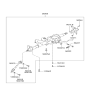 Diagram for 2002 Hyundai Tiburon Steering Column - 56300-2C200