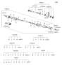Diagram for 2006 Hyundai Tiburon CV Joint - 49505-2CH01