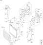 Diagram for 2008 Hyundai Tiburon Fan Blade - 25231-2D000