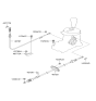 Diagram for 2006 Hyundai Tiburon Shift Cable - 46790-2C900