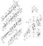 Diagram for 2002 Hyundai Elantra Transfer Case Bearing - 43225-28050