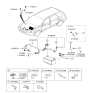Diagram for Hyundai Santa Fe Battery Terminal - 91860-2F030