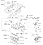Diagram for Hyundai Santa Fe Engine Cover - 29240-3C750