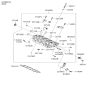 Diagram for Hyundai Santa Fe Cylinder Head Gasket - 22311-3E050