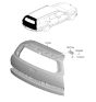 Diagram for 2024 Hyundai Santa Fe Hybrid Door Hinge - 72910-P6000