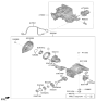 Diagram for 2026 Hyundai Santa Fe Hybrid Differential Cover - 53011-4G100