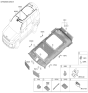 Diagram for 2024 Hyundai Santa Fe Sun Visor - 85220-R6500-YSY