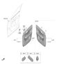 Diagram for 2024 Hyundai Santa Fe Hybrid Door Handle - 82620-P6000-NM5