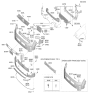 Diagram for 2024 Hyundai Santa Fe Hybrid Parking Assist Distance Sensor - 99250-P6000