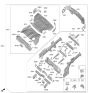 Diagram for 2024 Hyundai Santa Fe Rear Crossmember - 65814-P6000