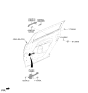Diagram for 2024 Hyundai Santa Fe Hybrid Door Handle - 83661-R6000