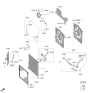 Diagram for 2024 Hyundai Santa Fe Cooling Fan Assembly - 25380-R6040