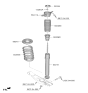 Diagram for 2026 Hyundai Santa Fe Shock Absorber - 55307-R6100