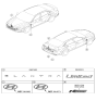 Diagram for 2021 Hyundai Elantra Emblem - 86310-AA100